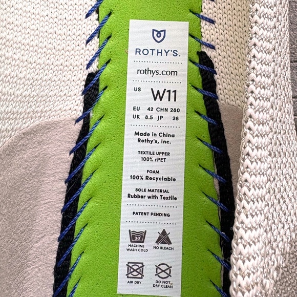 New Rothy’s Diamond Metallic Point Flats - Picture 8 of 8